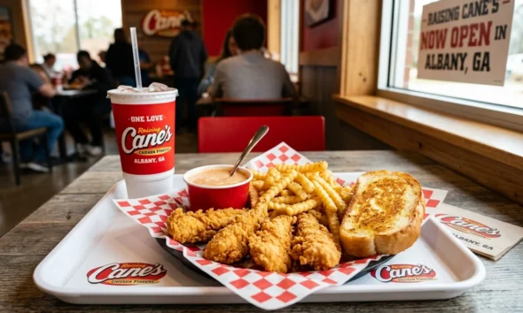 Raising Cane's Sets July 21 Opening for First Albany Restaurant
