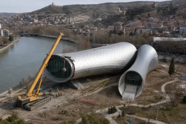 Rike Concert Hall Tbilisi demolition Fuksas Georgian Dream ownership