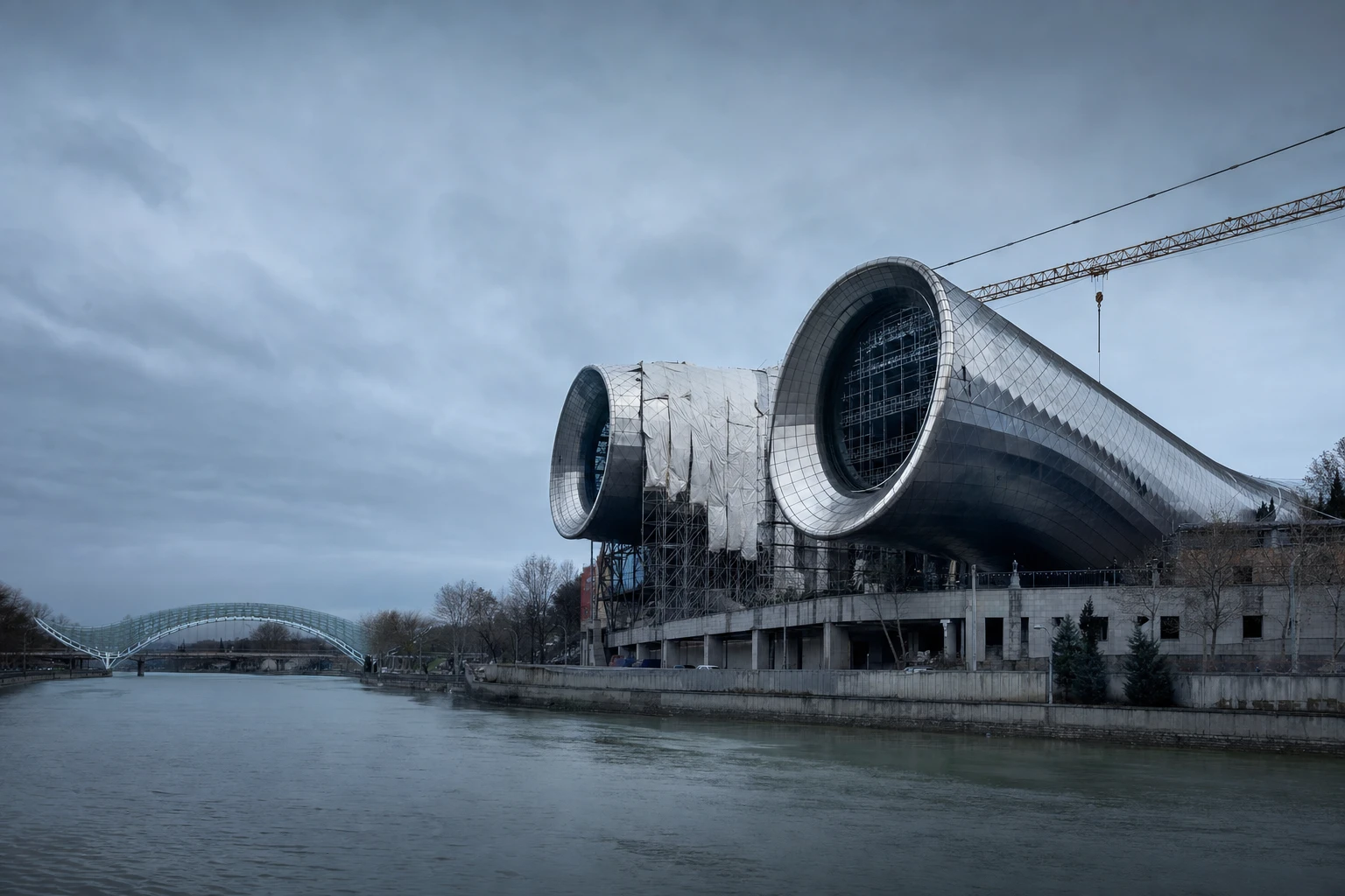 Rike Concert Hall Tbilisi Fuksas demolition permit hotel redevelopment