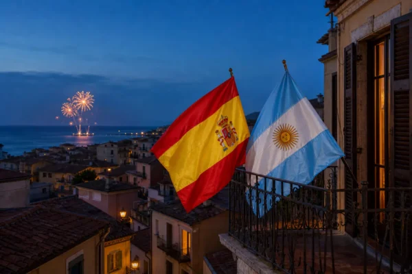 Spain Argentina World Cup final Castelldefels Messi Catalonia celebration