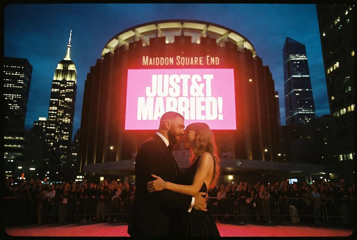 Taylor Swift Travis Kelce wedding night at Madison Square Garden