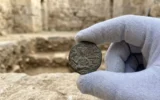 12th-century Georgian George III falcon coin Rustavi find