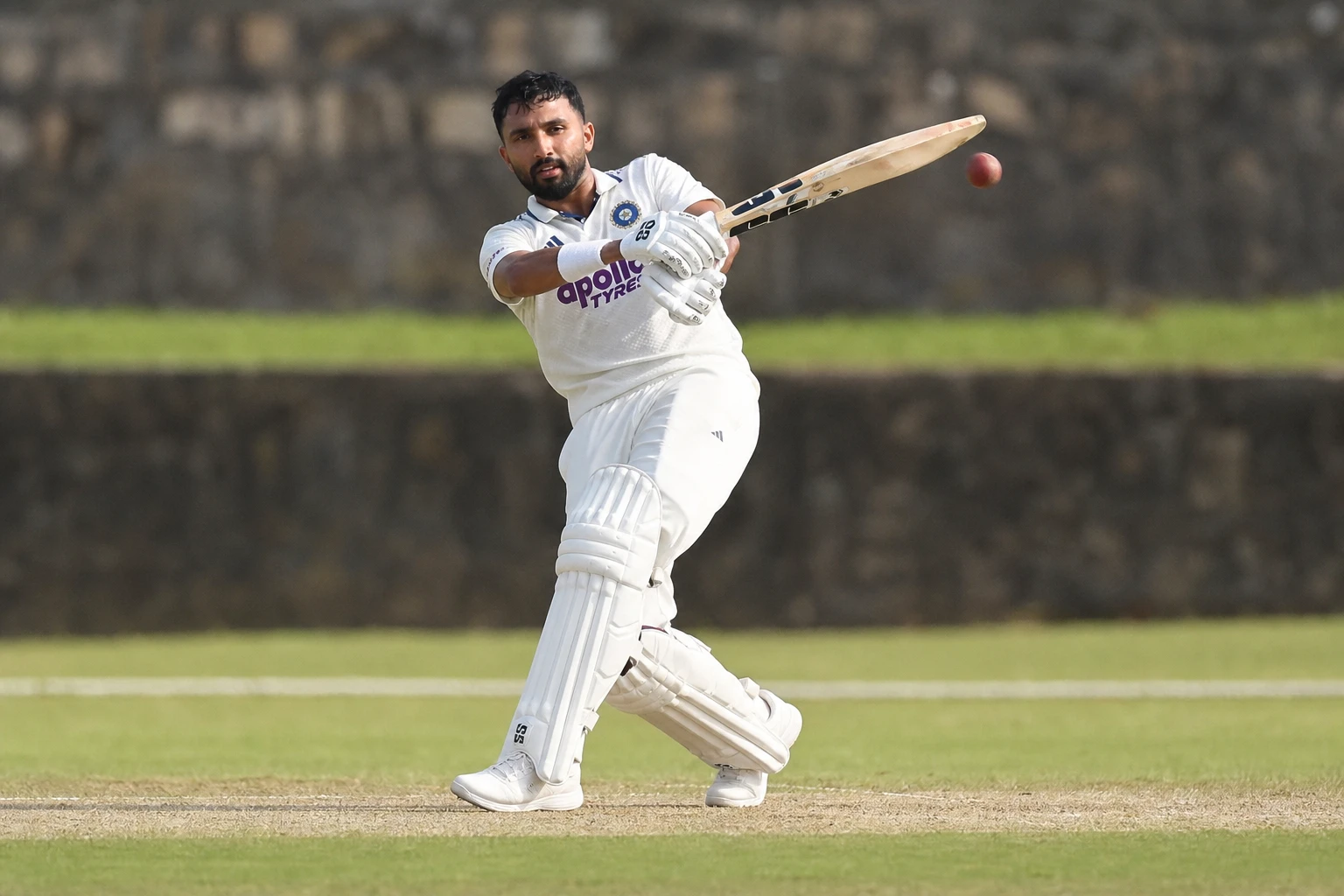 Devdutt Padikkal maiden Test century Galle batting India
