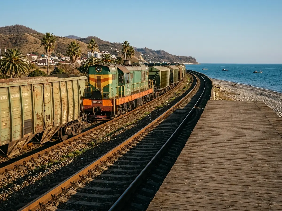 freight train Chakvi Black Sea resort Belarusian man death