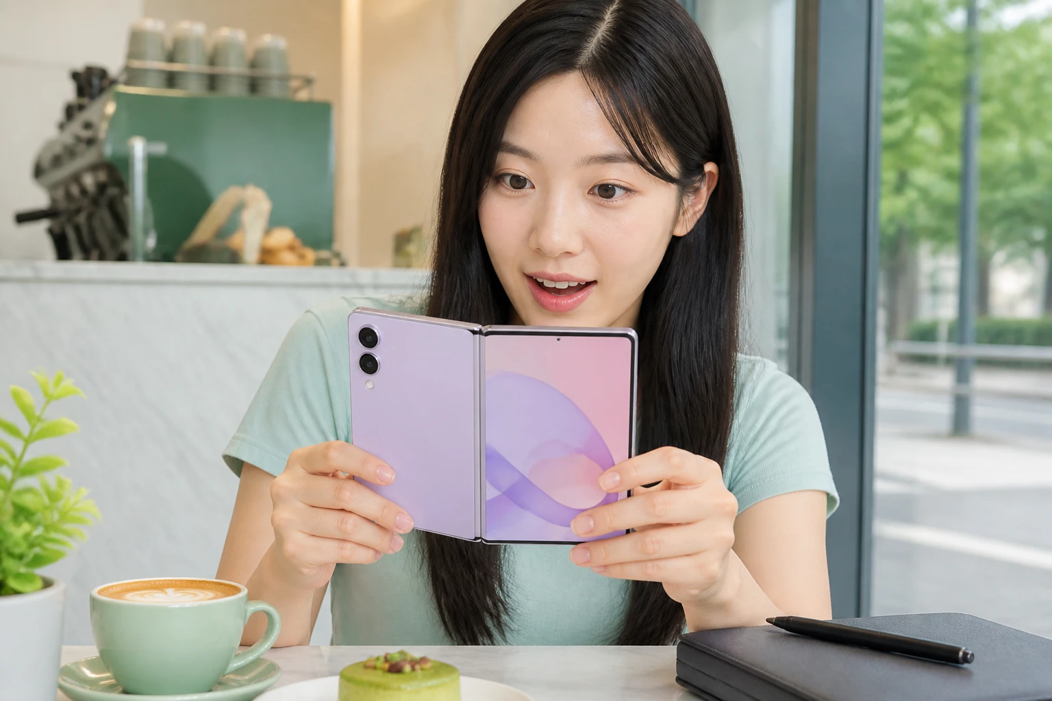 Galaxy Z Fold8 passport foldable phone younger women switch