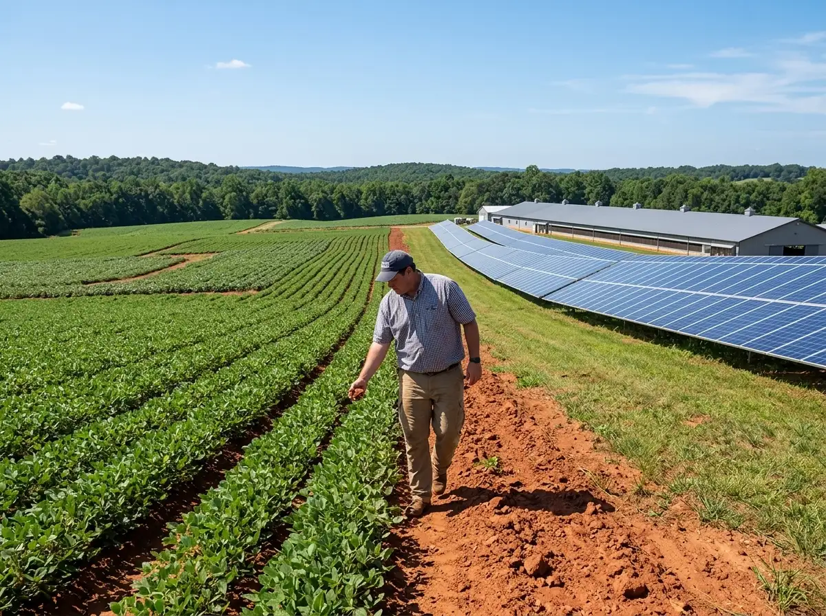 Georgia farmland solar lease pressure family farm sustainability