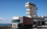 Georgia Sarpi customs checkpoint sanctioned goods truck interception