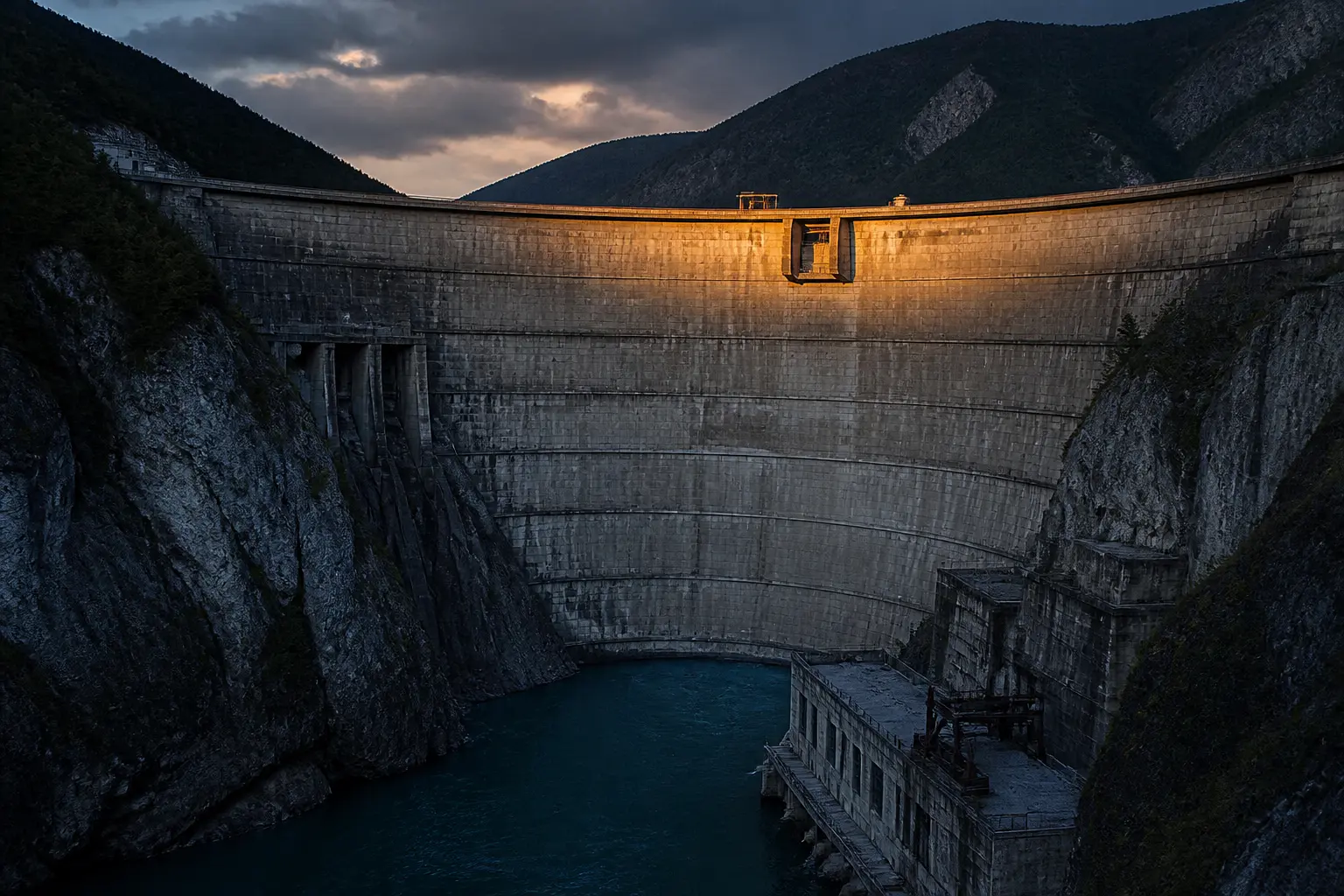 Georgia third nationwide blackout Enguri hydropower plant tests