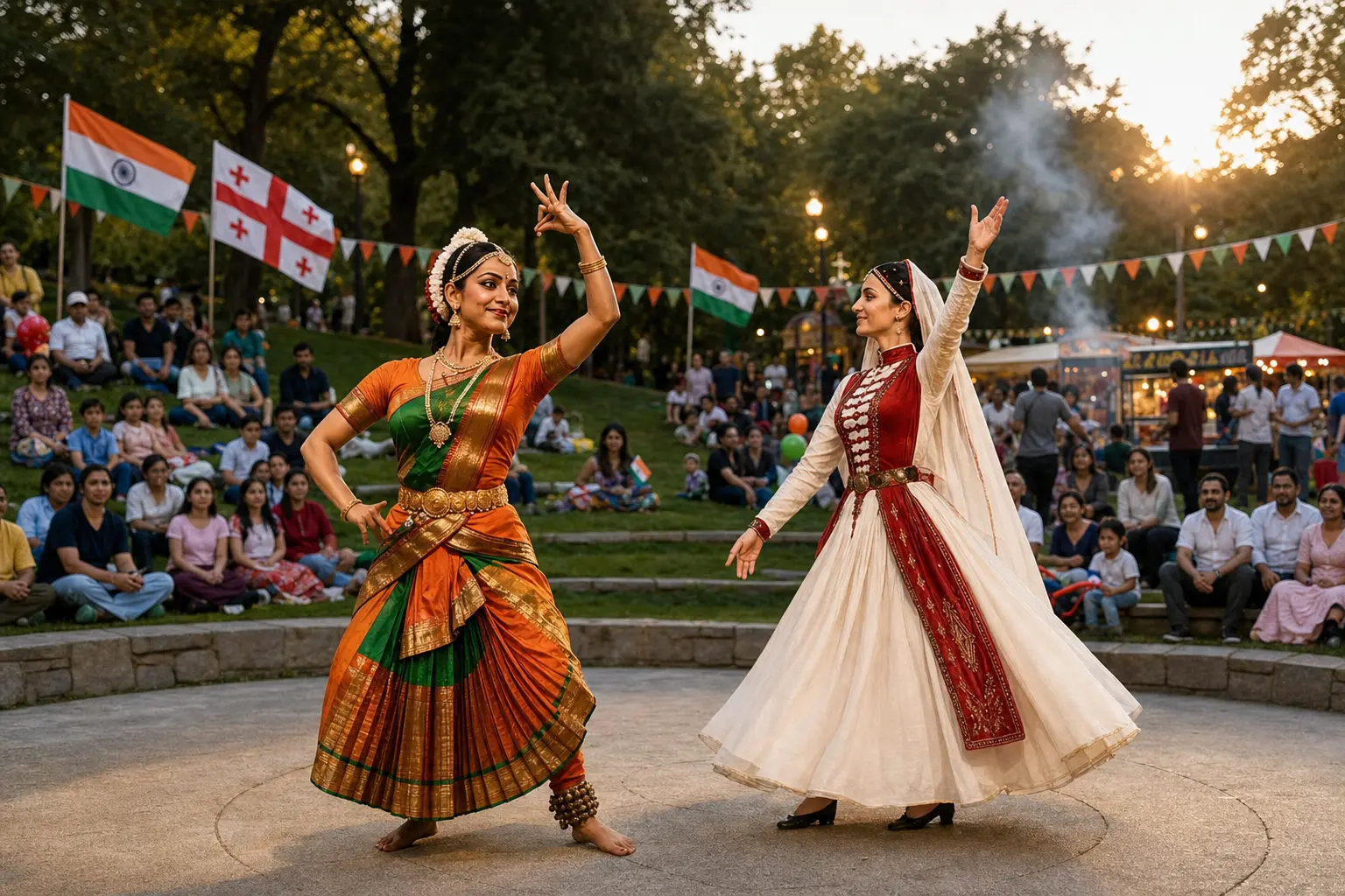 Namaste Sakartvelo India Independence Day festival Tbilisi Mziuri