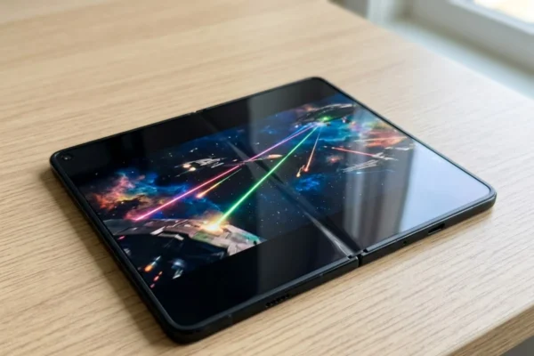 Samsung Galaxy Z Fold 8 Ultra unfolded screen movie review