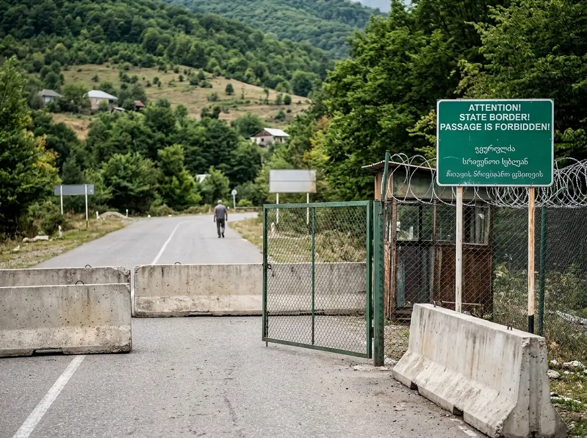South Ossetia Akhalgori crossing points ease for Georgians