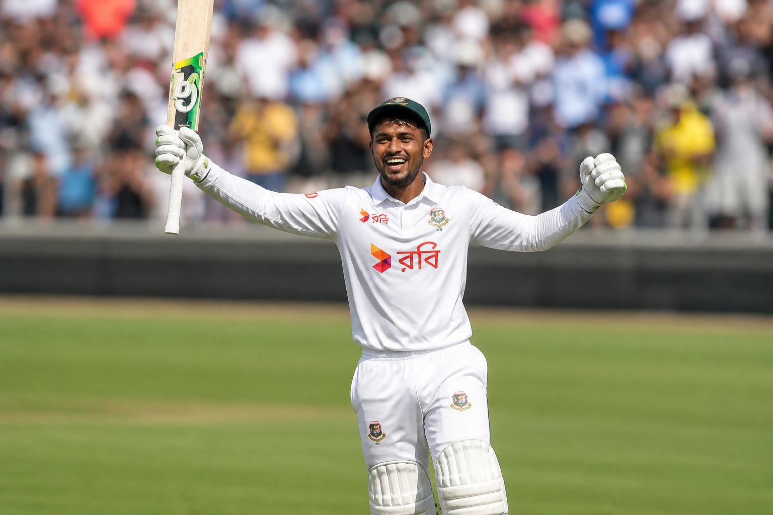 Tanzid Hasan Tamim maiden Test century celebration Darwin Australia