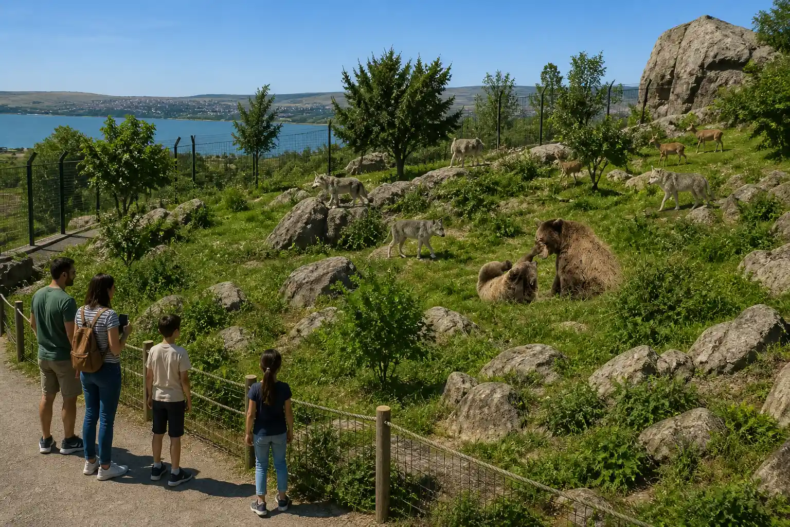 Tbilisi Zoo Caucasus exhibition bears wolves new section