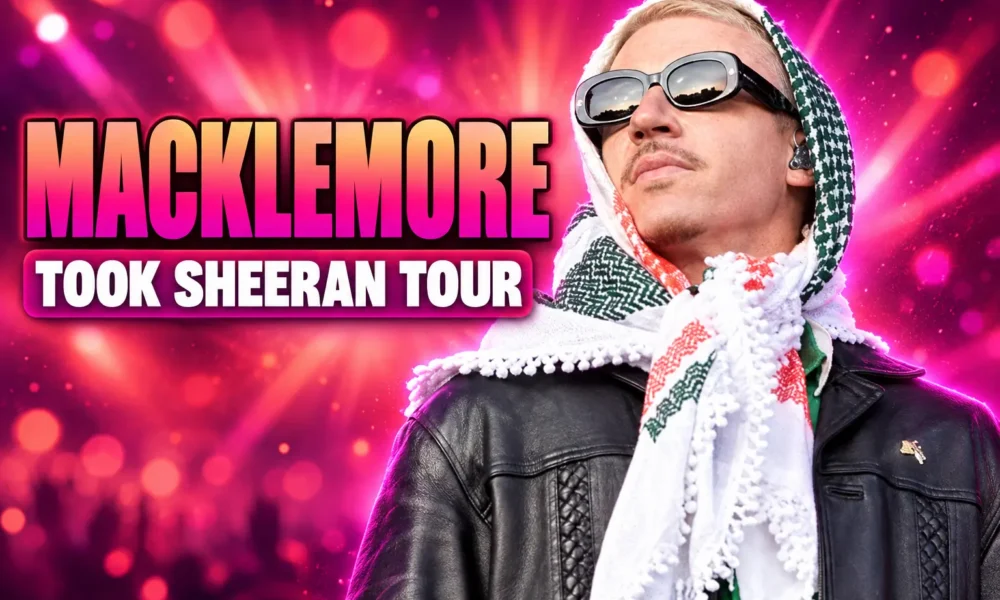 Macklemore took Sheeran Loop Tour MetLife