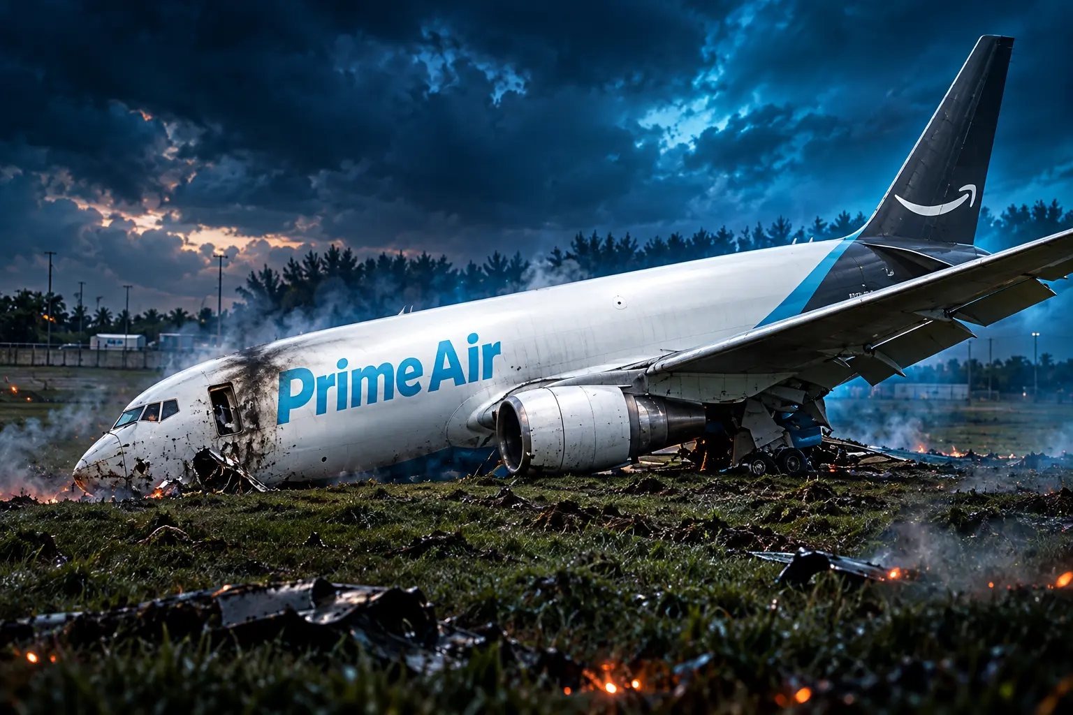 Amazon pauses 21 Air after Miami cargo crash