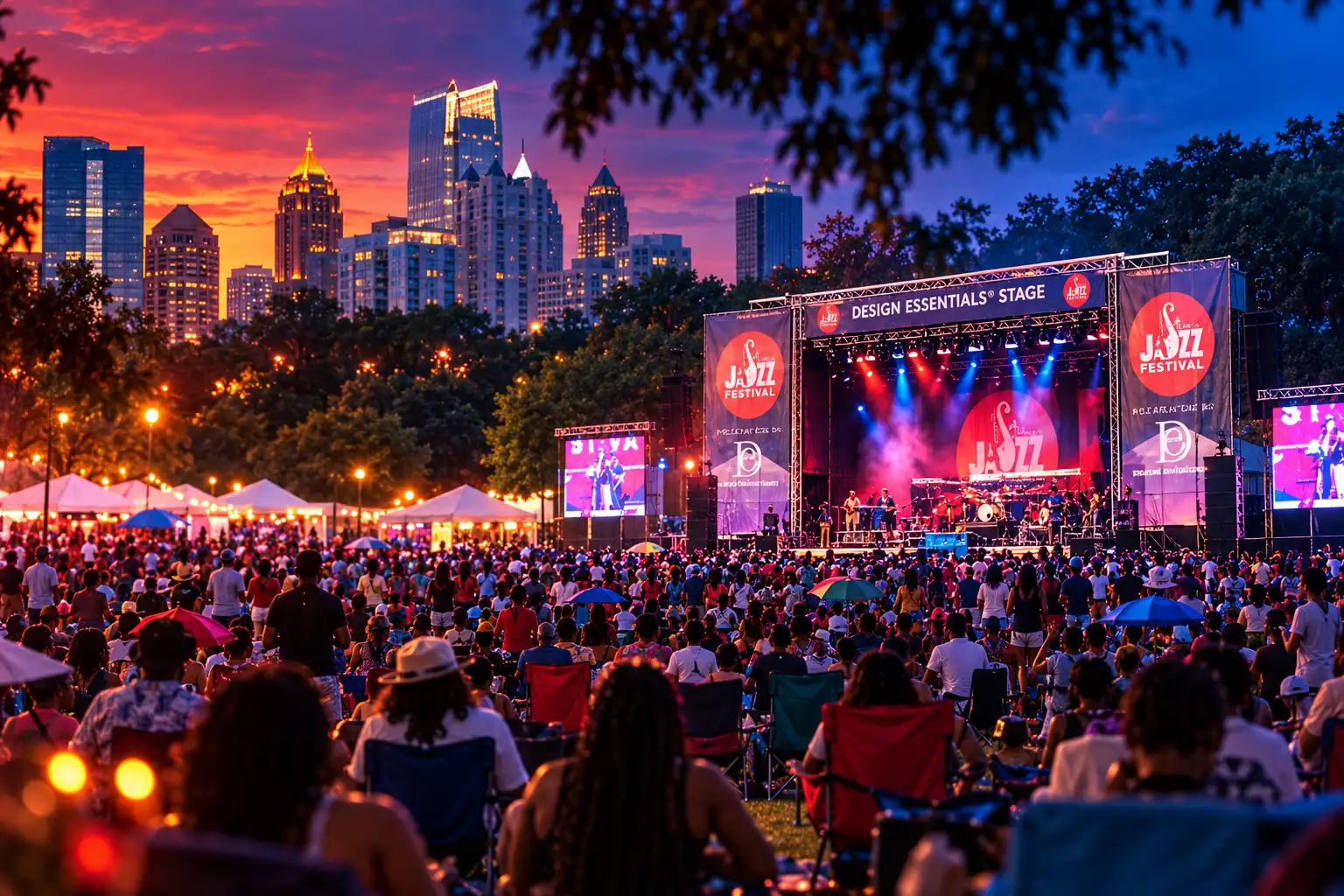Atlanta Jazz Festival stays free Piedmont Park packed