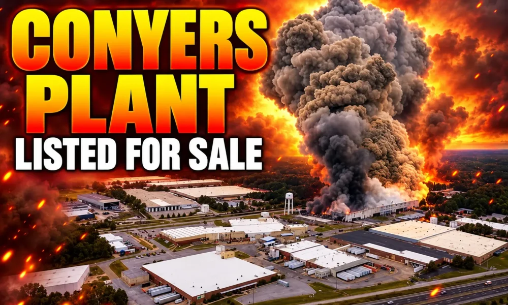 BioLab Conyers plant listed for sale after fire