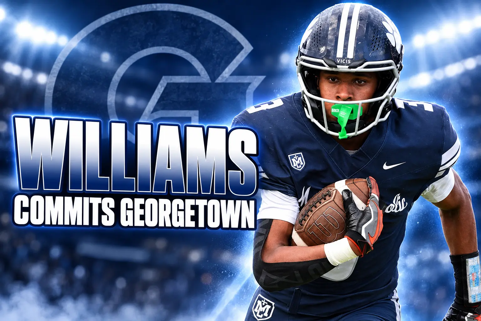 Charles Williams Marin Catholic Wyoming Georgetown transfer