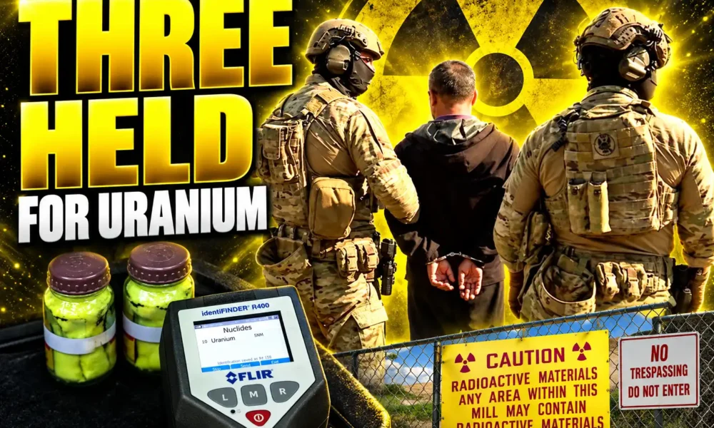 Georgia arrests three Chinese over uranium jars