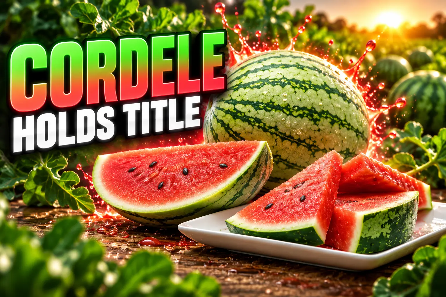 Cordele Georgia watermelon capital of the world
