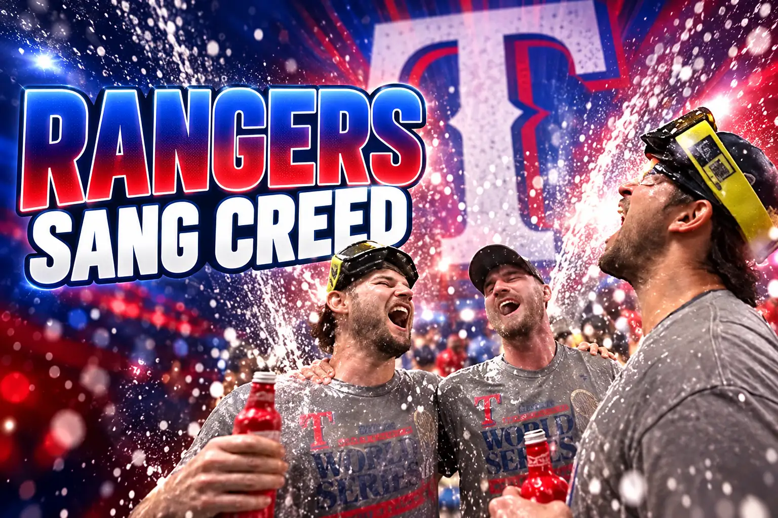 Creed Higher Texas Rangers World Series locker room anthem