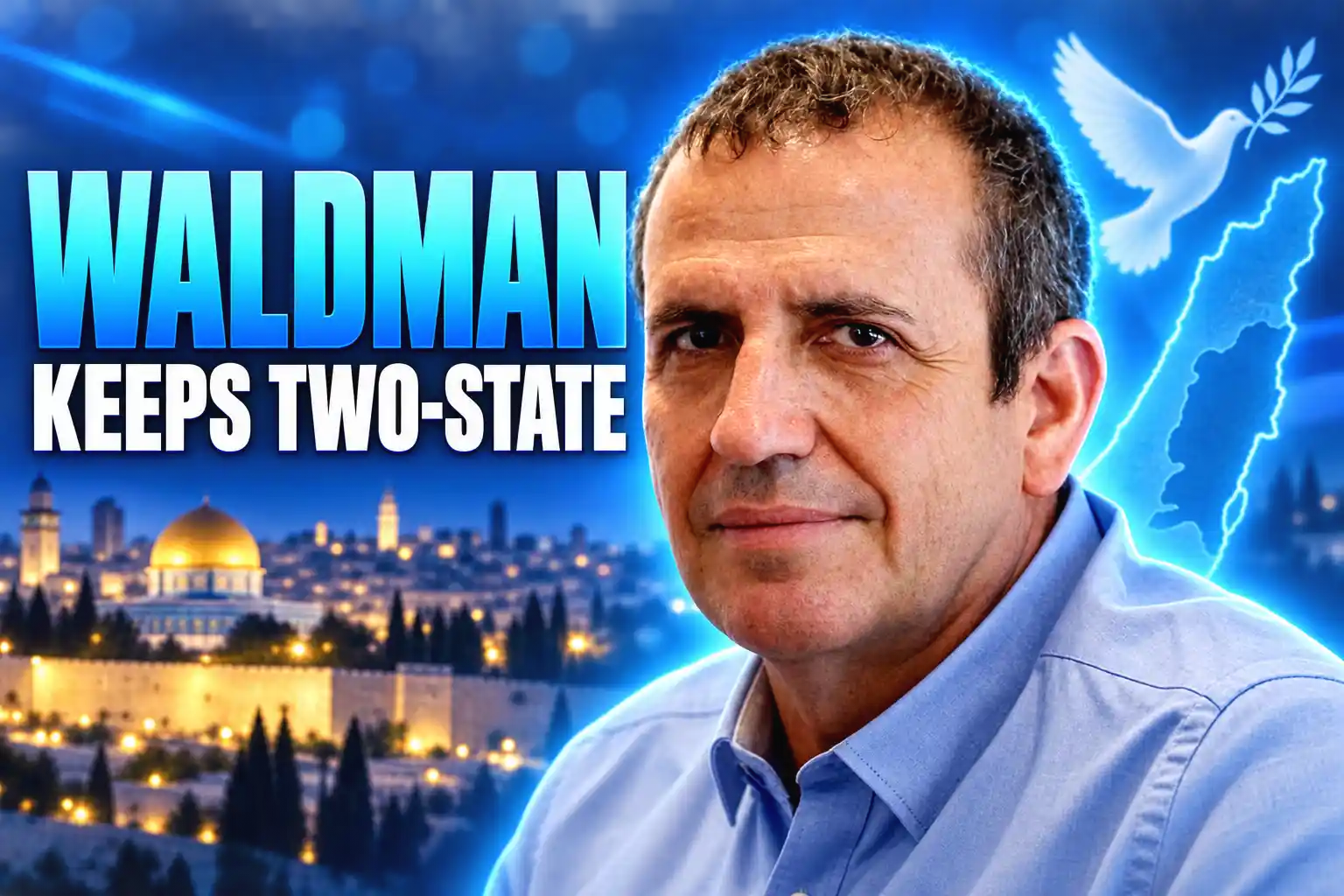 Eyal Waldman two-state stance after Nova and Gaza lab