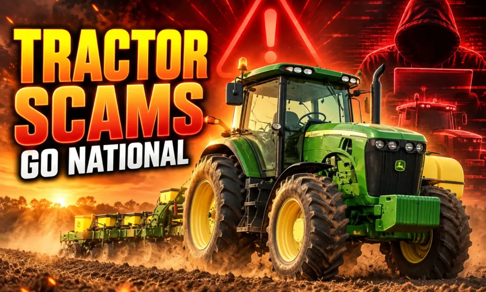 Georgia AI farm equipment dealer clone scam warning