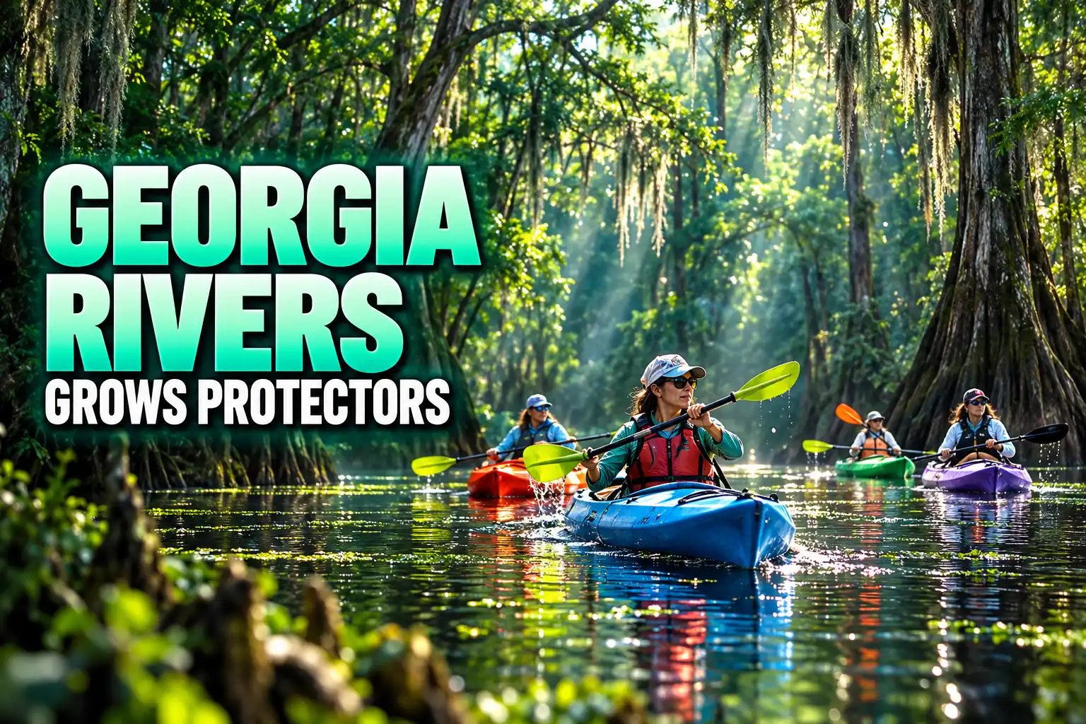 Georgia Rivers 2026 paddles grow river protectors