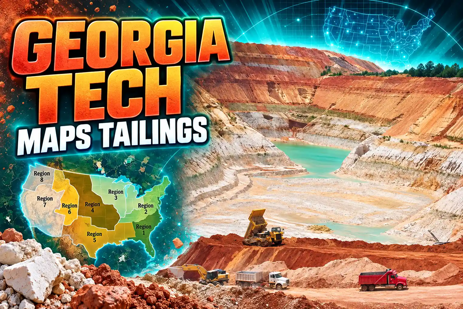 Georgia Tech maps rare earths in kaolin tailings