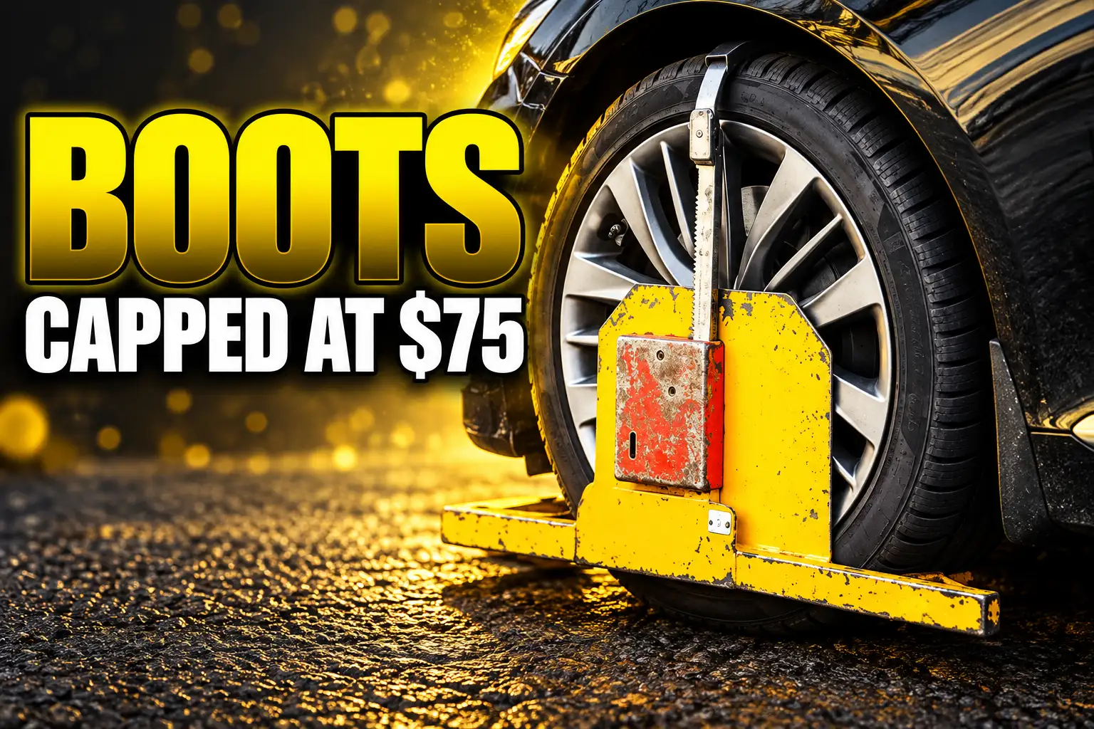 Georgia $75 daily cap on passenger car boots