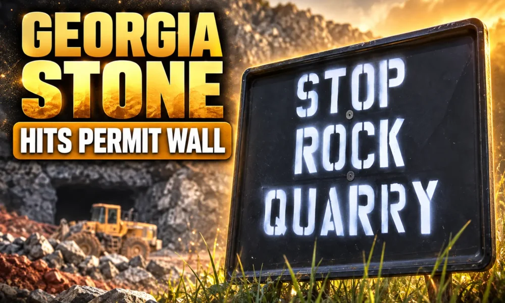 Georgia crushed stone prices hit local permit wall