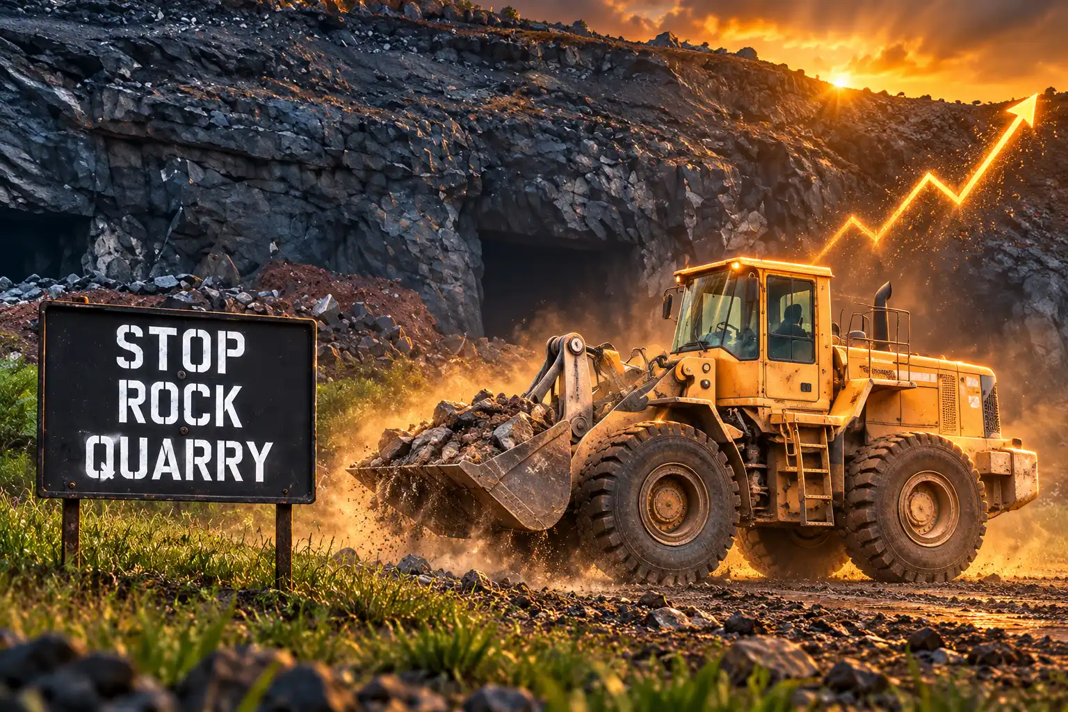 Georgia crushed stone prices hit local permit wall