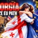 Georgia foreign agent laws protest crackdown EU freeze