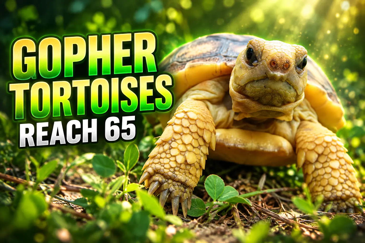 Georgia gopher tortoise 65 populations conservation goal
