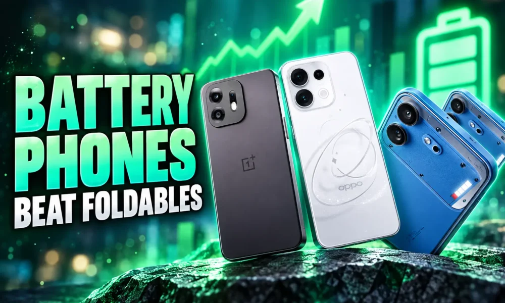 battery phones beat foldables July 2026 India launches