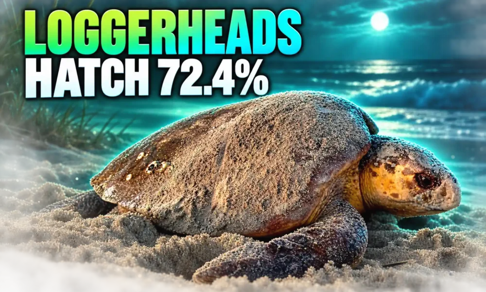 Little St Simons Island loggerhead hatch success 2026
