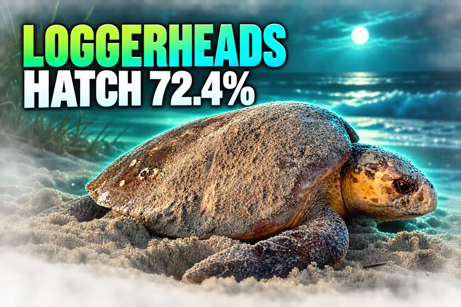 Little St Simons Island loggerhead hatch success 2026
