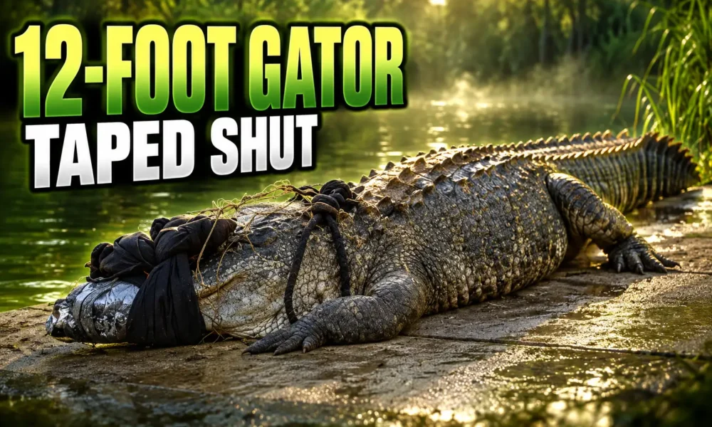 Macon McDonald's 12-foot alligator Rocky Creek capture