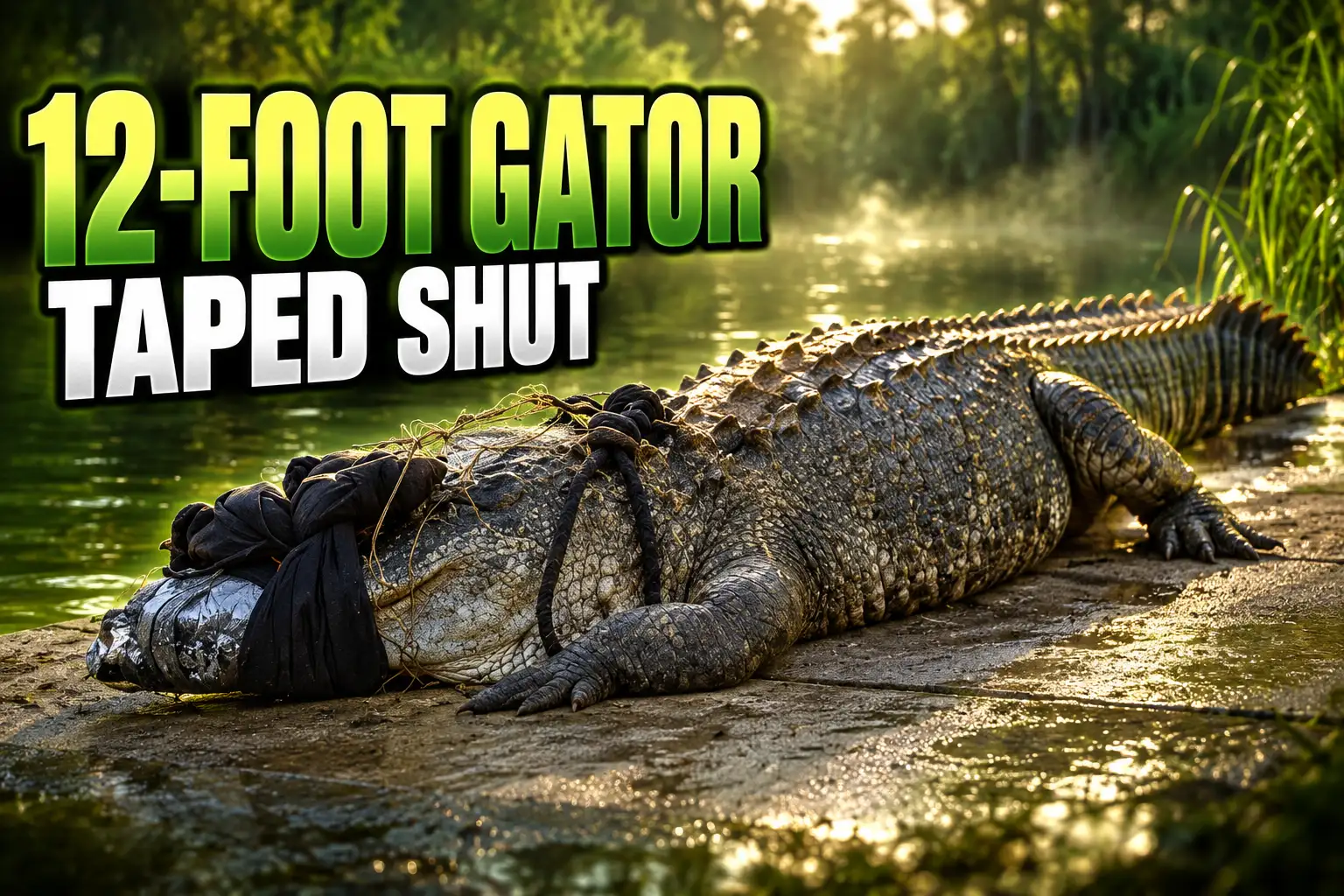 Macon McDonald's 12-foot alligator Rocky Creek capture