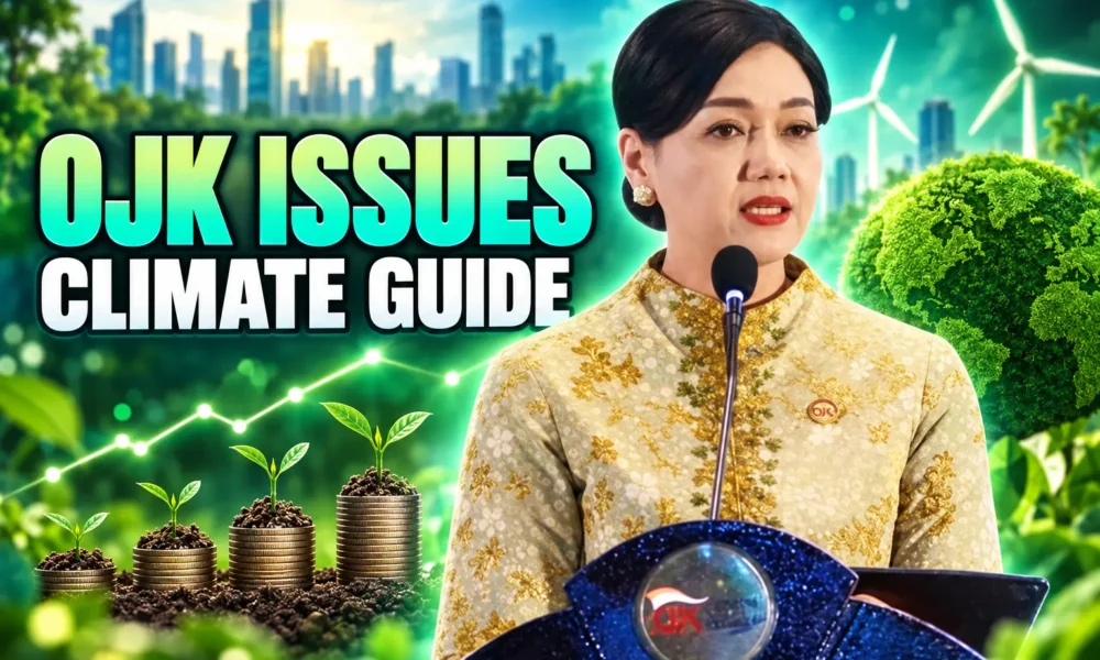 OJK 2026 climate risk guide Indonesian banks