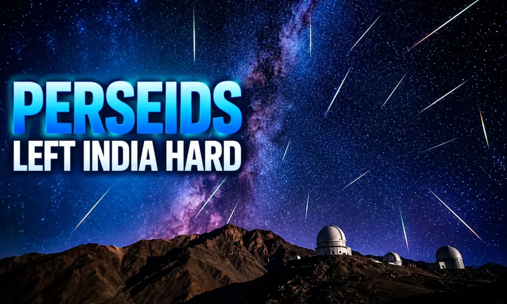 Perseids 2026 moonless shower hard for India