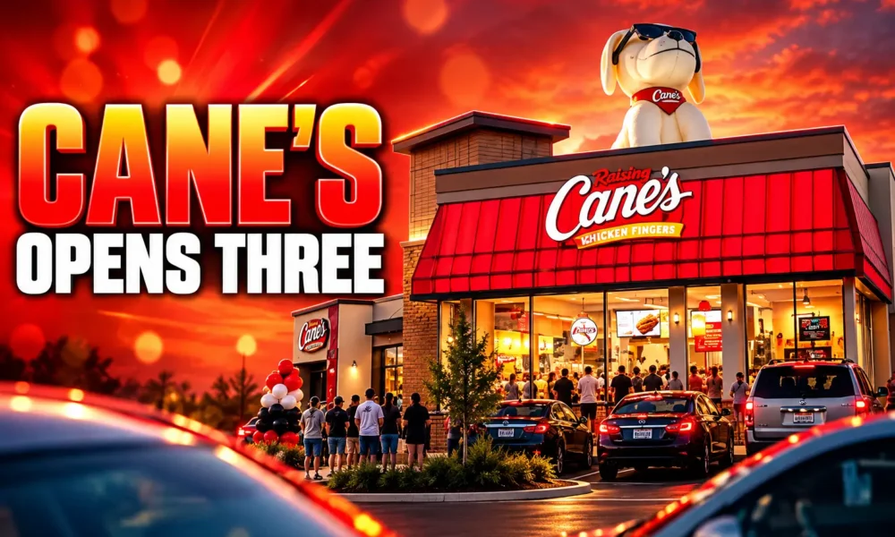 Raising Cane's first Albany Georgia restaurant opening