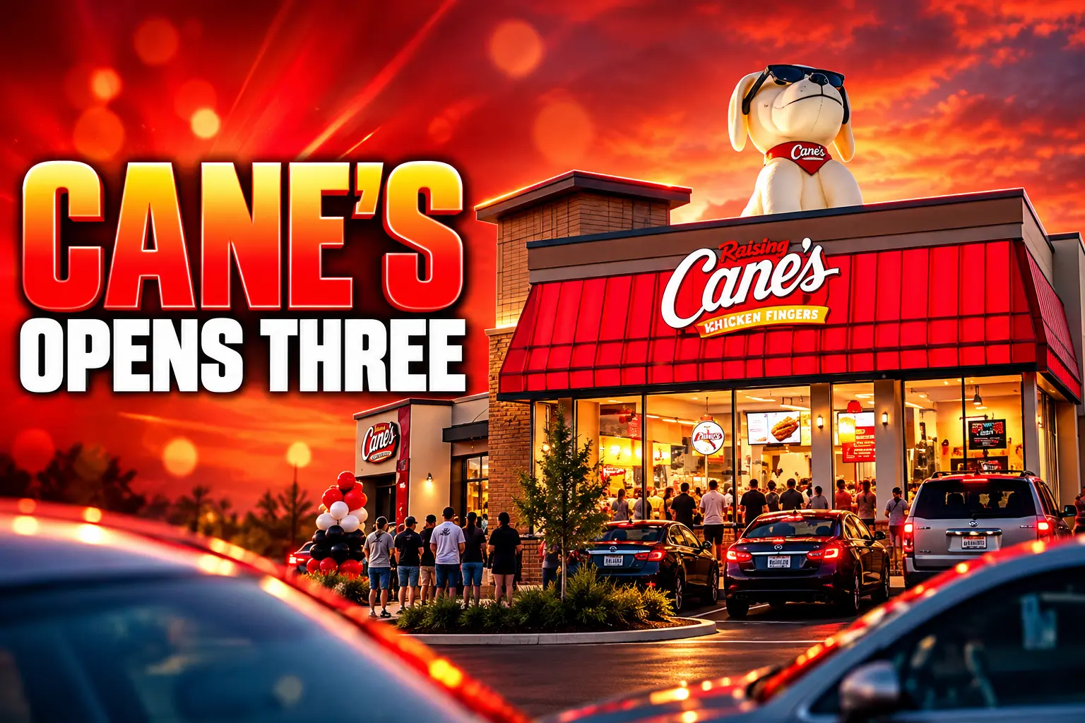 Raising Cane's first Albany Georgia restaurant opening