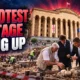 Rustaveli Avenue four-month closure protest stage
