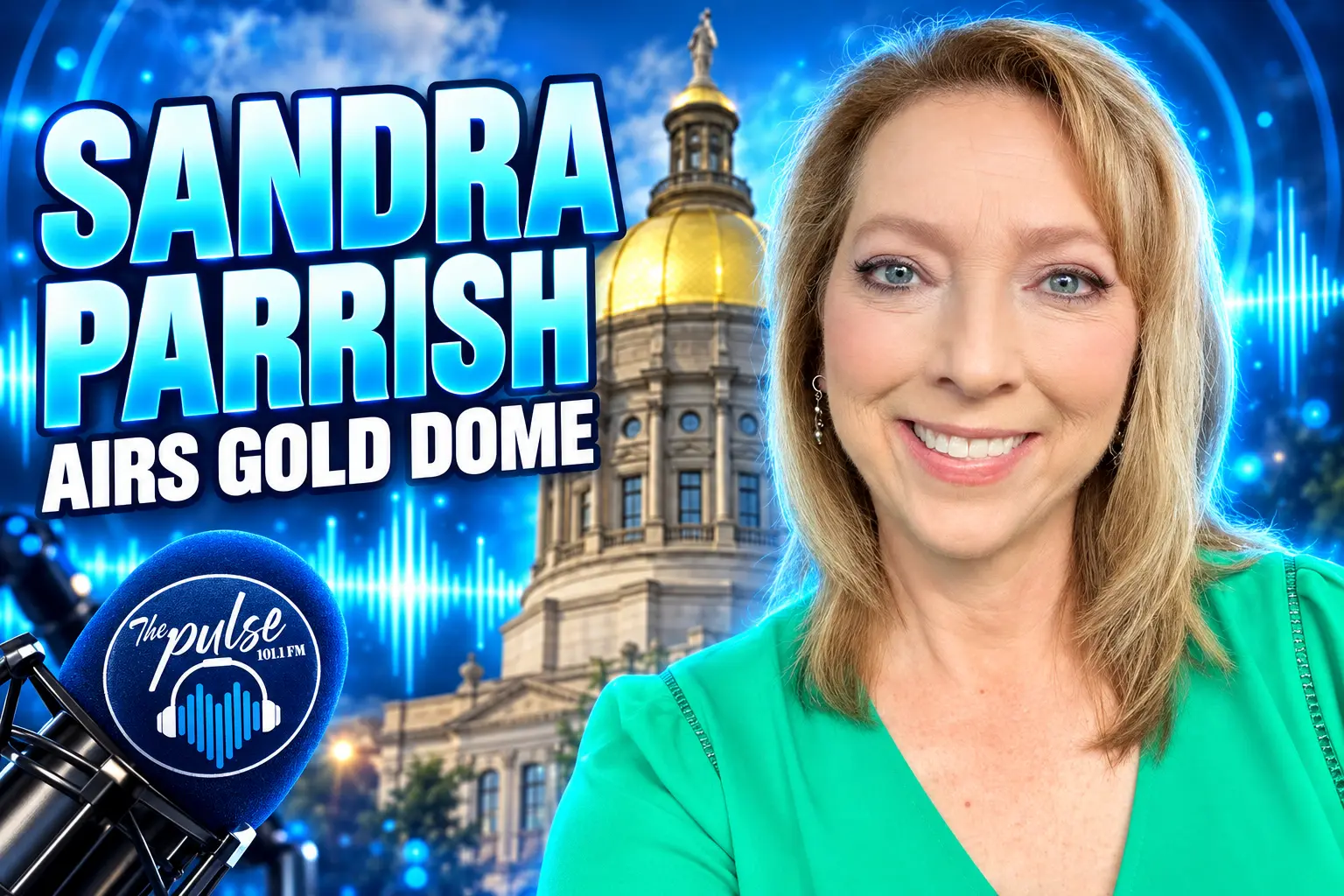 Sandra Parrish Gold Dome talk Jasper FM Pulse