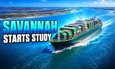 Savannah Harbor deepening study for 16,000-TEU ships