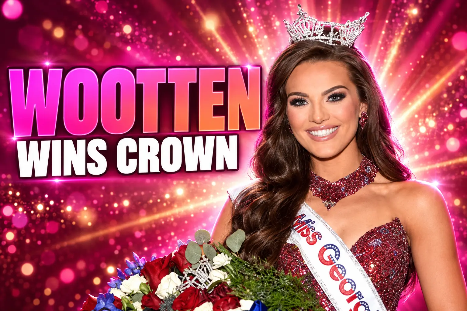 Sophia Wootten Miss Georgia winner pink hearing aids