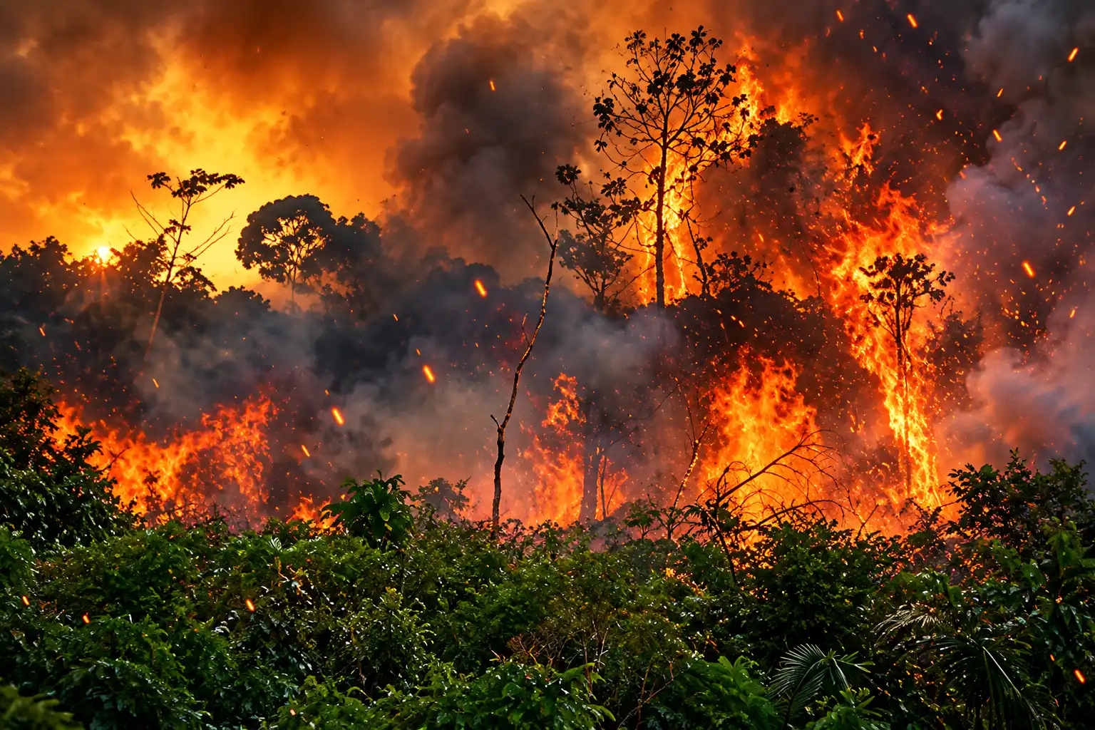 Super El Niño Amazon drought Met Office warning