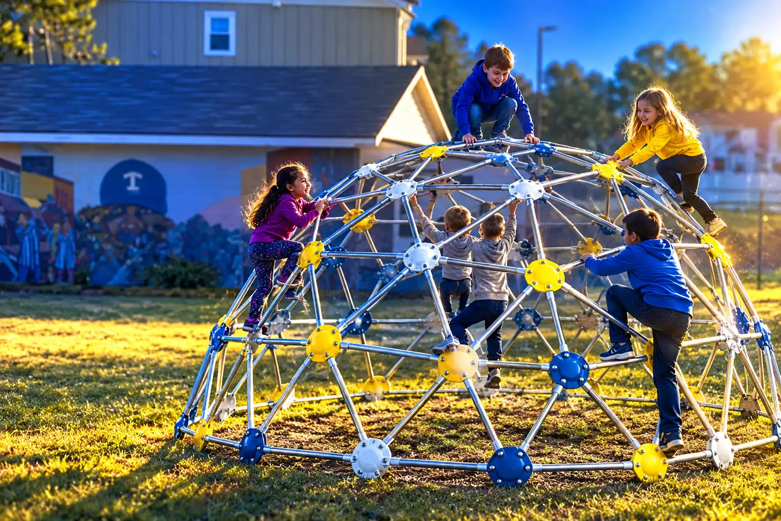 Georgia Power $10000 climbing dome Tifton youth center