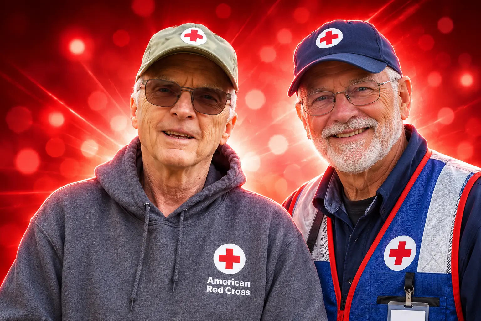 Tom Robinson 4516 hours Red Cross lifetime award